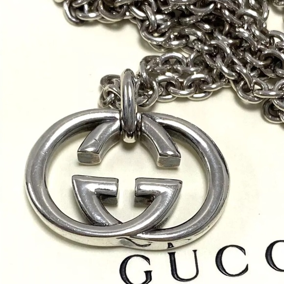 Gucci 925 Sterling Silver Luxury Necklace - Picture 2 of 7